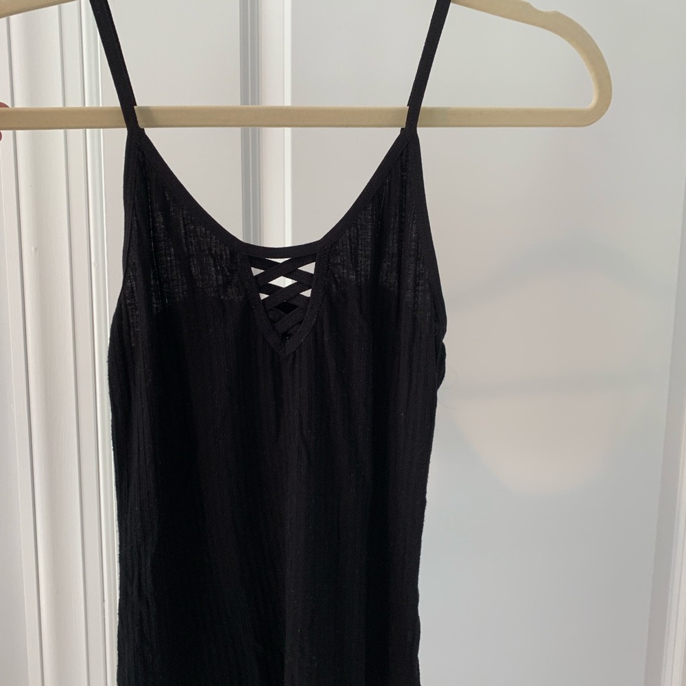 black tank top